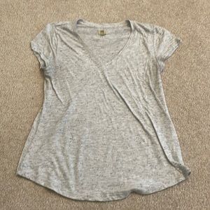 Grey T-shirt with black dots